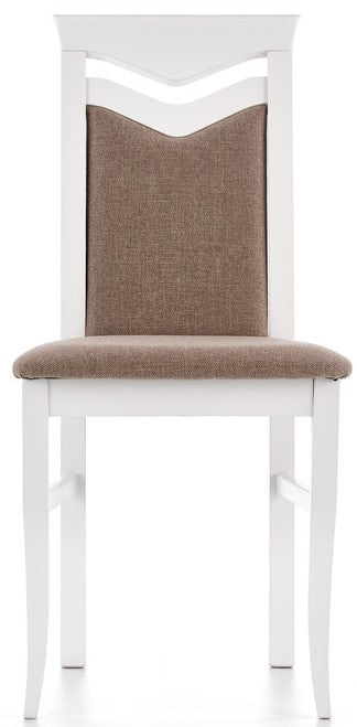 Kitchen Chair Citrone | size: Width: 44cm, Height: 96cm, Depth: 53cm | color: White/Beige | image: 2 | variant: 1002993
