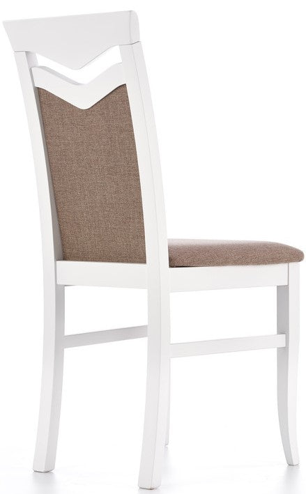 Kitchen Chair Citrone | size: Width: 44cm, Height: 96cm, Depth: 53cm | color: White/Beige | image: 3 | variant: 1002993