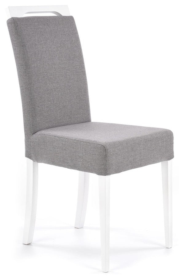 Kitchen Chair Clarion | size: Width: 42cm, Height: 97cm, Depth: 58cm | color: White/Grey | image: 1 | variant: 1003001