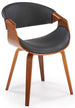 Kitchen Chair Clermont | size: Width: 55cm, Height: 77cm, Depth: 55cm | color: Black | image: 0 | variant: 1002618