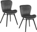 Kitchen Chair Crowborough | size: Width: 47cm, Height: 82.5cm, Depth: 56cm | color: Gray | image: 1 | variant: 1000774
