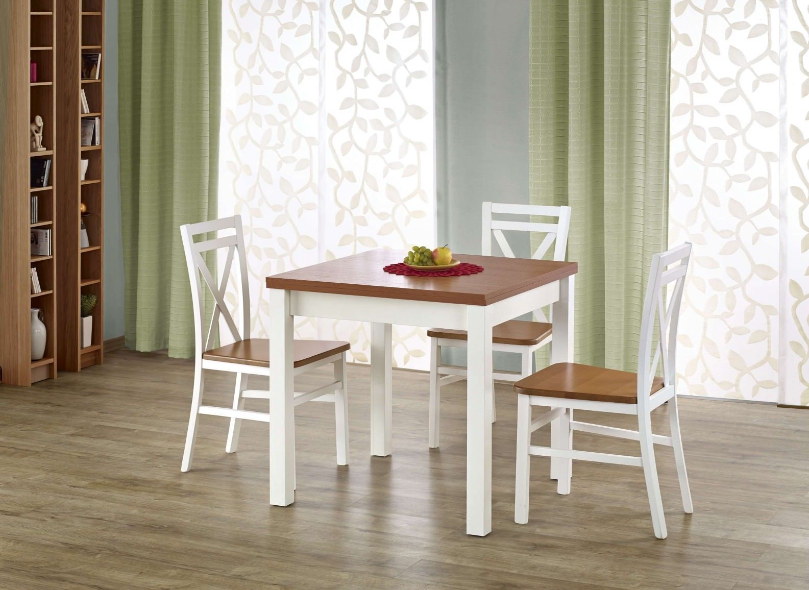 Kitchen Chair Dariusz 2 | size: Width: 45cm, Height: 90cm, Depth: 49cm | color: Brown | image: 3 | variant: 1003011