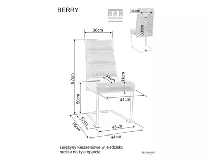 Kitchen Chair Darwin | size: Width: 44cm, Height: 97cm, Depth: 44cm | color: Gray | image: 4 | variant: 1003941