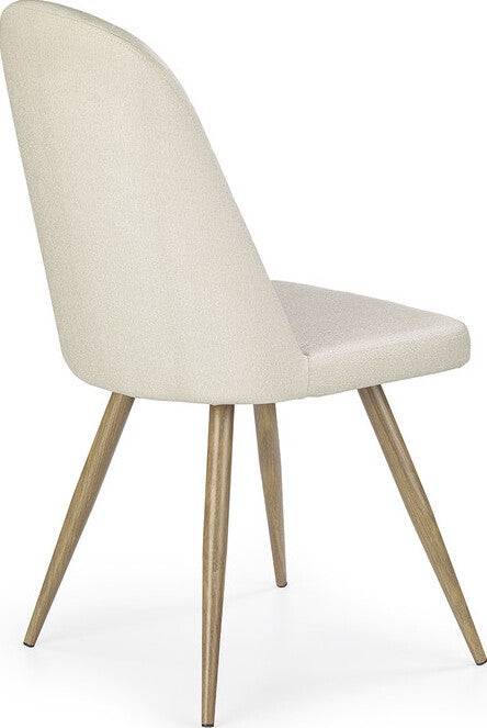 Kitchen Chair Daugavpils | size: Width: 45cm, Height: 90cm, Depth: 53cm | color: Beige | image: 2 | variant: 1002181