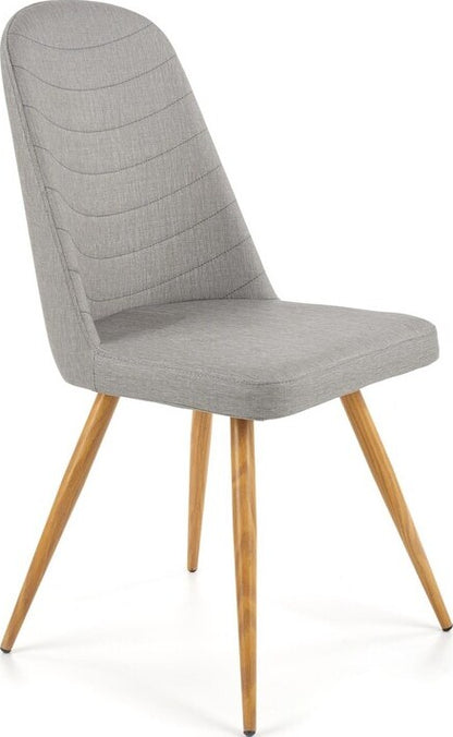 Kitchen Chair Daugavpils | size: Width: 45cm, Height: 90cm, Depth: 53cm | color: Gray | image: 1 | variant: 1002182