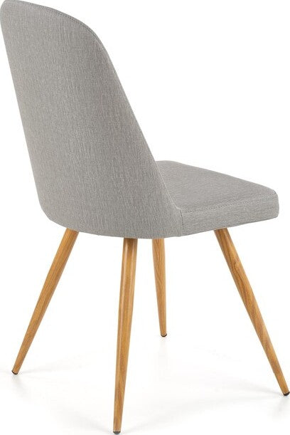 Kitchen Chair Daugavpils | size: Width: 45cm, Height: 90cm, Depth: 53cm | color: Gray | image: 3 | variant: 1002182