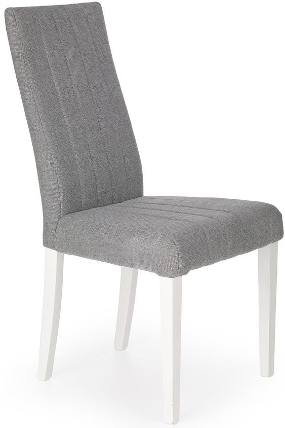 Kitchen Chair Diego | size: Width: 47cm, Height: 99cm, Depth: 59cm | color: White/Grey | image: 1 | variant: 1003028