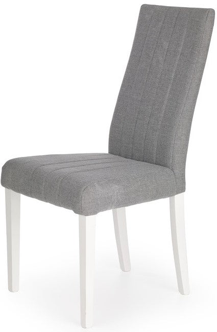 Kitchen Chair Diego | size: Width: 47cm, Height: 99cm, Depth: 59cm | color: White/Grey | image: 2 | variant: 1003028