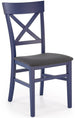 Kitchen Chair Dijon | size: Width: 45cm, Height: 90cm, Depth: 49cm | color: Black/Blue | image: 0 | variant: 1002605