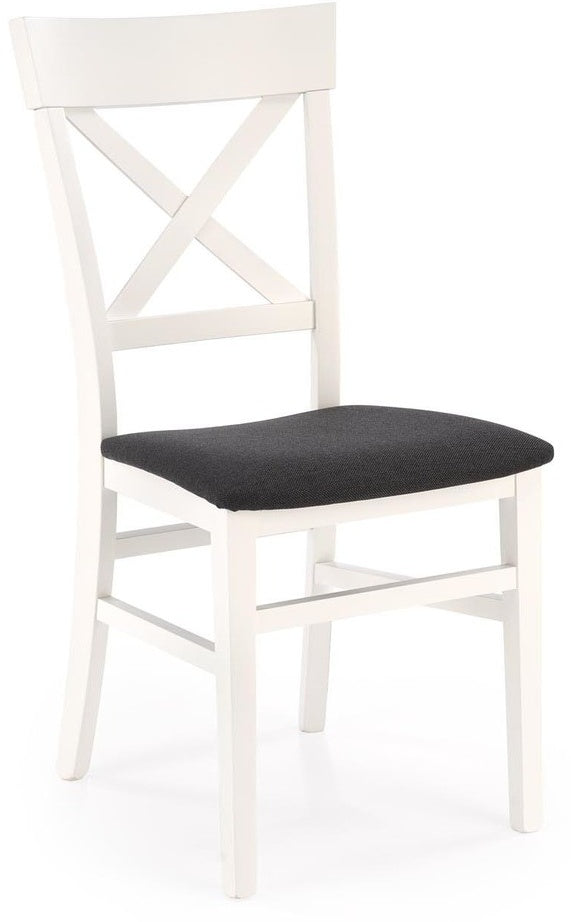 Kitchen Chair Dijon | size: Width: 45cm, Height: 90cm, Depth: 49cm | color: White/Black | image: 0 | variant: 1002603