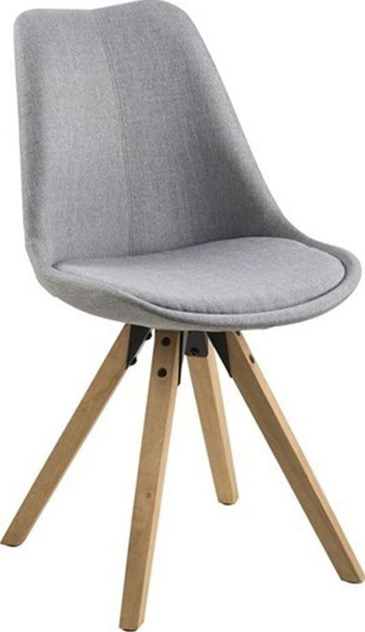 Kitchen Chair Dima | size: Width: 44cm, Height: 85cm, Depth: 42cm | color: Gray | image: 1 | variant: 1003559