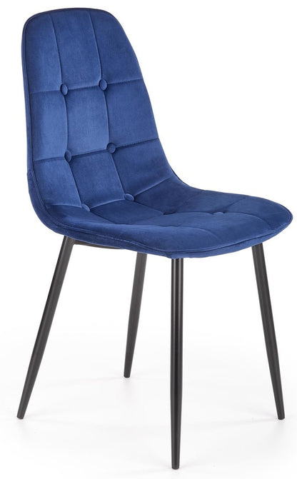 Kitchen Chair Douglas | size: Width: 44cm, Height: 87cm, Depth: 56cm | color: Blue | image: 0 | variant: 1002339