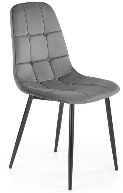 Kitchen Chair Douglas | size: Width: 44cm, Height: 87cm, Depth: 56cm | color: Gray | image: 0 | variant: 1002340