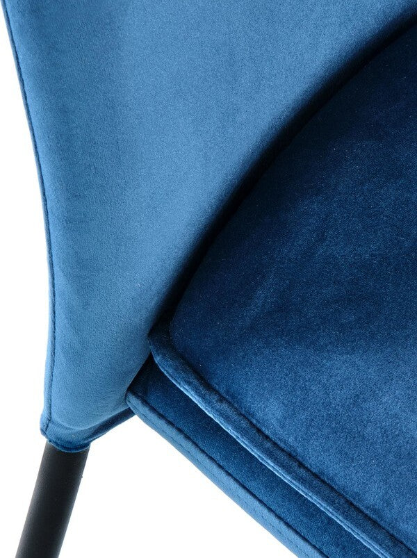 Kitchen Chair Dushanbe | size: Width: 50cm, Height: 84cm, Depth: 58cm | color: Blue | image: 3 | variant: 1002387