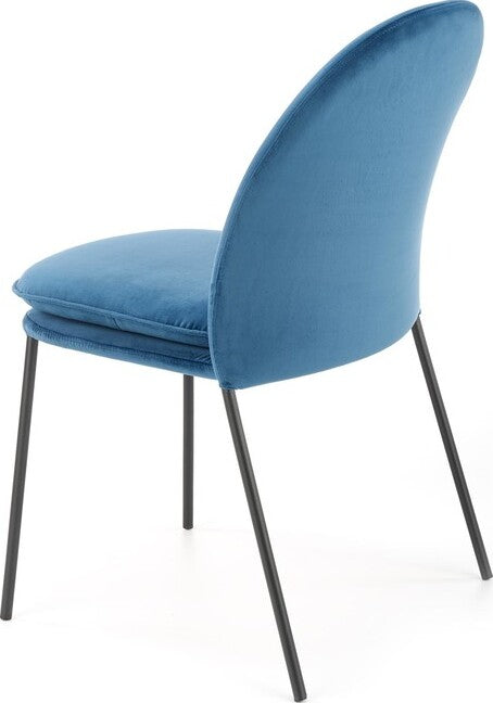 Kitchen Chair Dushanbe | size: Width: 50cm, Height: 84cm, Depth: 58cm | color: Blue | image: 6 | variant: 1002387