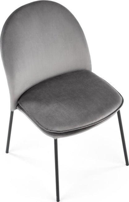 Kitchen Chair Dushanbe | size: Width: 50cm, Height: 84cm, Depth: 58cm | color: Gray | image: 3 | variant: 1002385