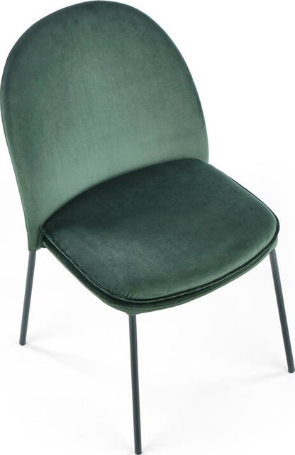 Kitchen Chair Dushanbe | size: Width: 50cm, Height: 84cm, Depth: 58cm | color: Green | image: 2 | variant: 1002386