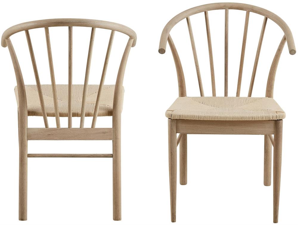Kitchen Chair East Baku | size: Width: 54cm, Height: 83cm, Depth: 54cm | color: Oak | image: 2 | variant: 1006140