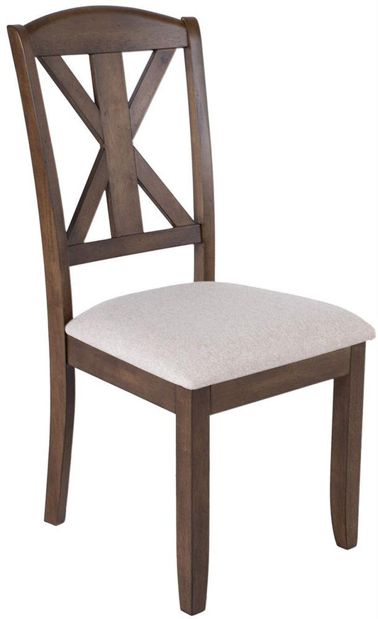 Kitchen Chair East Belgrade | size: Width: 47cm, Height: 99cm, Depth: 55cm | color: Brown | image: 1 | variant: 1006148