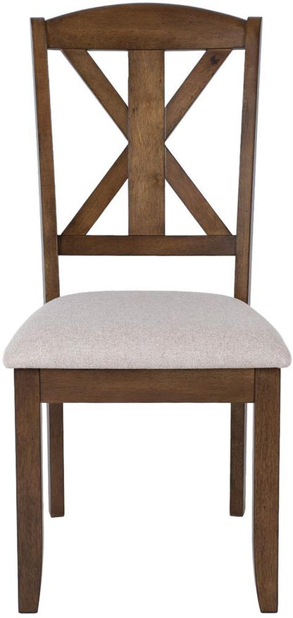 Kitchen Chair East Belgrade | size: Width: 47cm, Height: 99cm, Depth: 55cm | color: Brown | image: 2 | variant: 1006148
