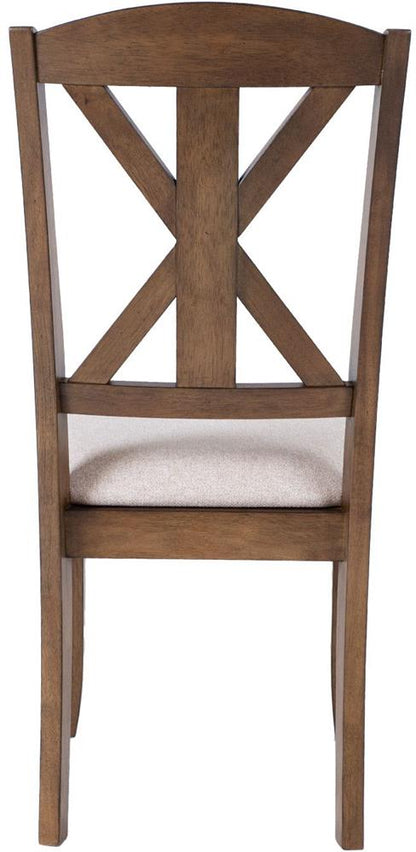 Kitchen Chair East Belgrade | size: Width: 47cm, Height: 99cm, Depth: 55cm | color: Brown | image: 3 | variant: 1006148