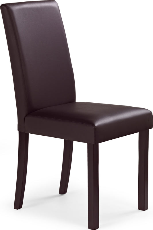 Kitchen Chair East Bournemouth | size: Width: 43cm, Height: 95cm, Depth: 48cm | color: Black | image: 1 | variant: 1006943