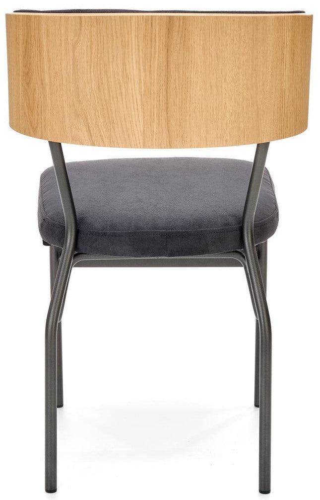 Kitchen Chair East Brackley | size: Width: 50cm, Height: 82cm, Depth: 53cm | color: Black | image: 2 | variant: 1007463