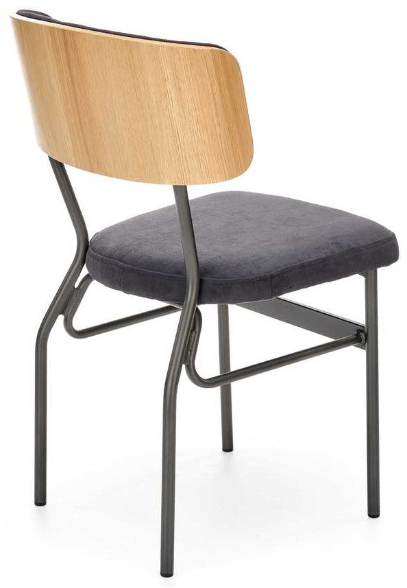 Kitchen Chair East Brackley | size: Width: 50cm, Height: 82cm, Depth: 53cm | color: Black | image: 3 | variant: 1007463