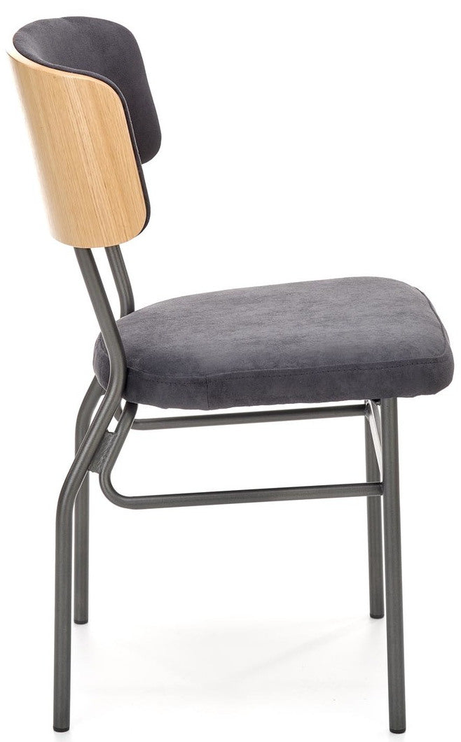 Kitchen Chair East Brackley | size: Width: 50cm, Height: 82cm, Depth: 53cm | color: Black | image: 4 | variant: 1007463