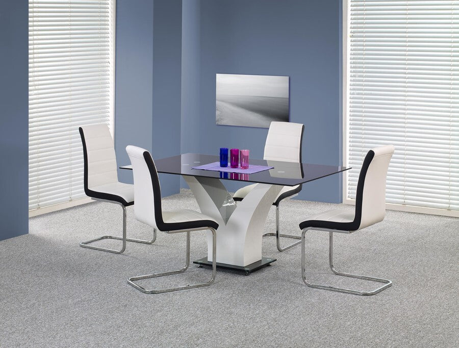 Kitchen Chair East Bridgend | size: Width: 42cm, Height: 99cm, Depth: 57cm | color: White | image: 6 | variant: 1006960