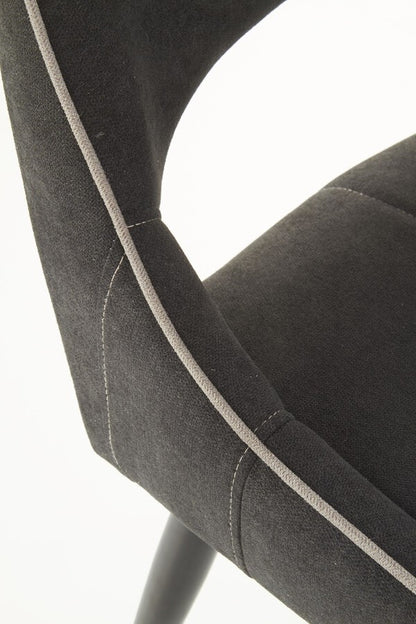 Kitchen Chair East Chesterfield | size: Width: 48cm, Height: 92cm, Depth: 58cm | color: Gray | image: 5 | variant: 1006965