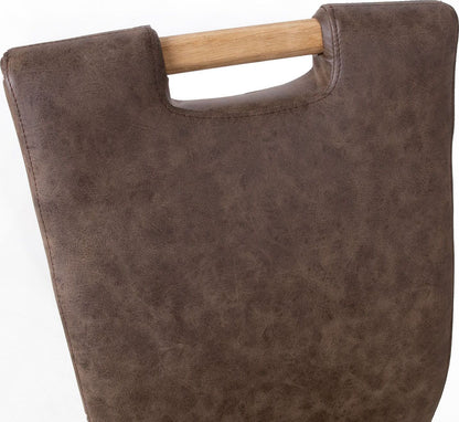 Kitchen Chair East Croydon | size: Width: 64cm, Height: 100cm, Depth: 47cm | color: Brown | image: 5 | variant: 1005476