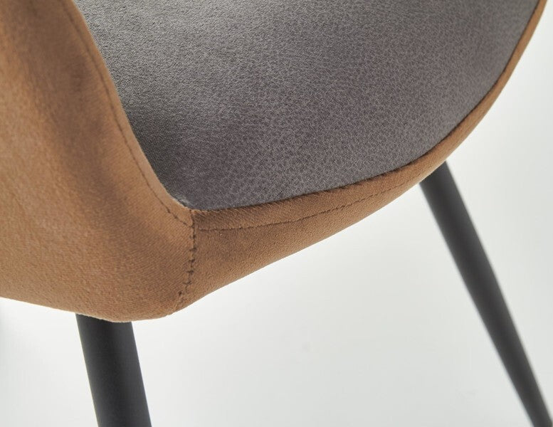 Kitchen Chair East Enfield | size: Width: 53cm, Height: 82cm, Depth: 60cm | color: Gray | image: 4 | variant: 1006971