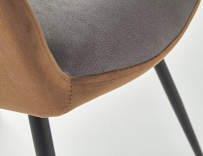 Kitchen Chair East Enfield | size: Width: 53cm, Height: 82cm, Depth: 60cm | color: Gray | image: 4 | variant: 1006971