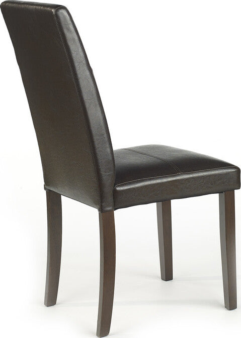 Kitchen Chair East Ipswich | size: Width: 45cm, Height: 95cm, Depth: 59cm | color: Brown | image: 2 | variant: 1006946