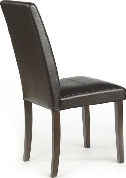 Kitchen Chair East Ipswich | size: Width: 45cm, Height: 95cm, Depth: 59cm | color: Brown | image: 2 | variant: 1006946