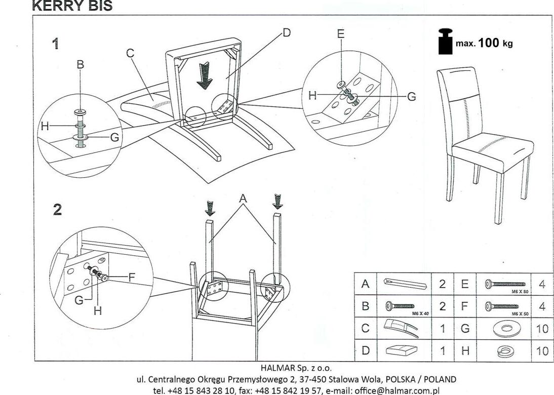 Kitchen Chair East Ipswich | size: Width: 45cm, Height: 95cm, Depth: 59cm | color: Brown | image: 5 | variant: 1006946