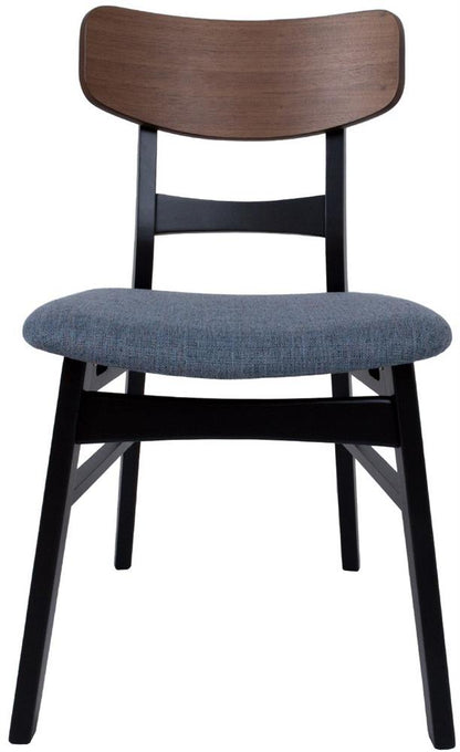Kitchen Chair East Jonava | size: Width: 47cm, Height: 78cm, Depth: 52cm | color: Black | image: 2 | variant: 1006151