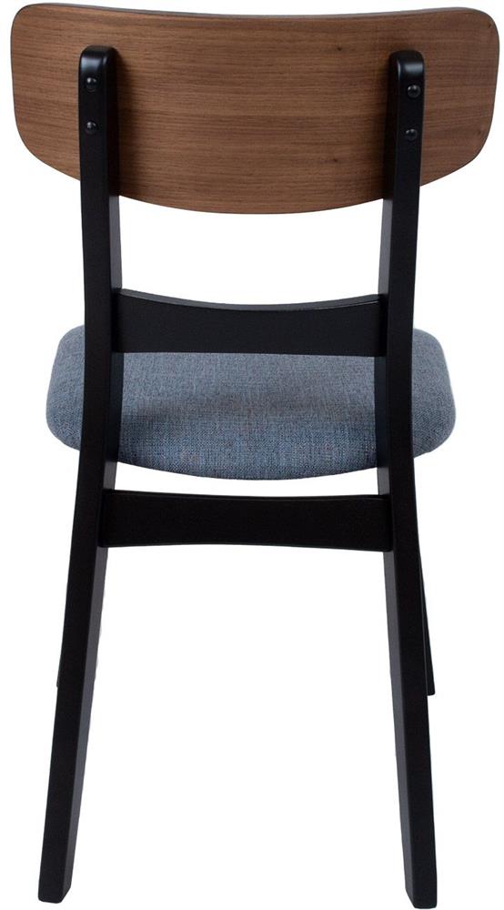Kitchen Chair East Jonava | size: Width: 47cm, Height: 78cm, Depth: 52cm | color: Black | image: 4 | variant: 1006151