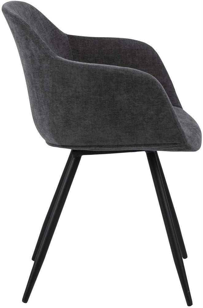 Kitchen Chair East Kabul | size: Width: 56cm, Height: 81cm, Depth: 58.5cm | color: Gray | image: 2 | variant: 1006144
