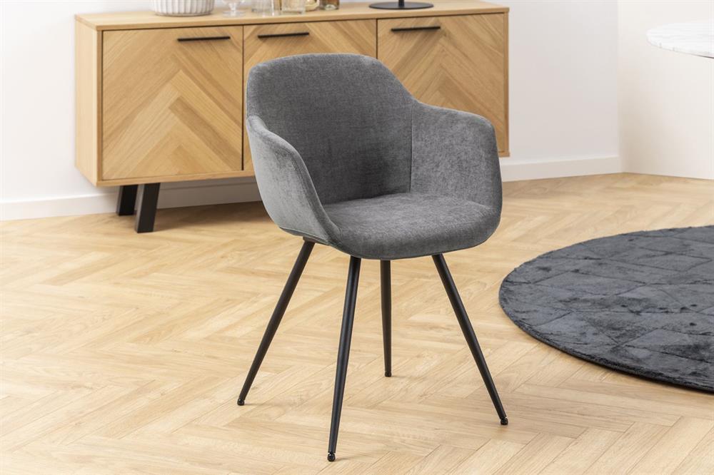 Kitchen Chair East Kabul | size: Width: 56cm, Height: 81cm, Depth: 58.5cm | color: Gray | image: 8 | variant: 1006144