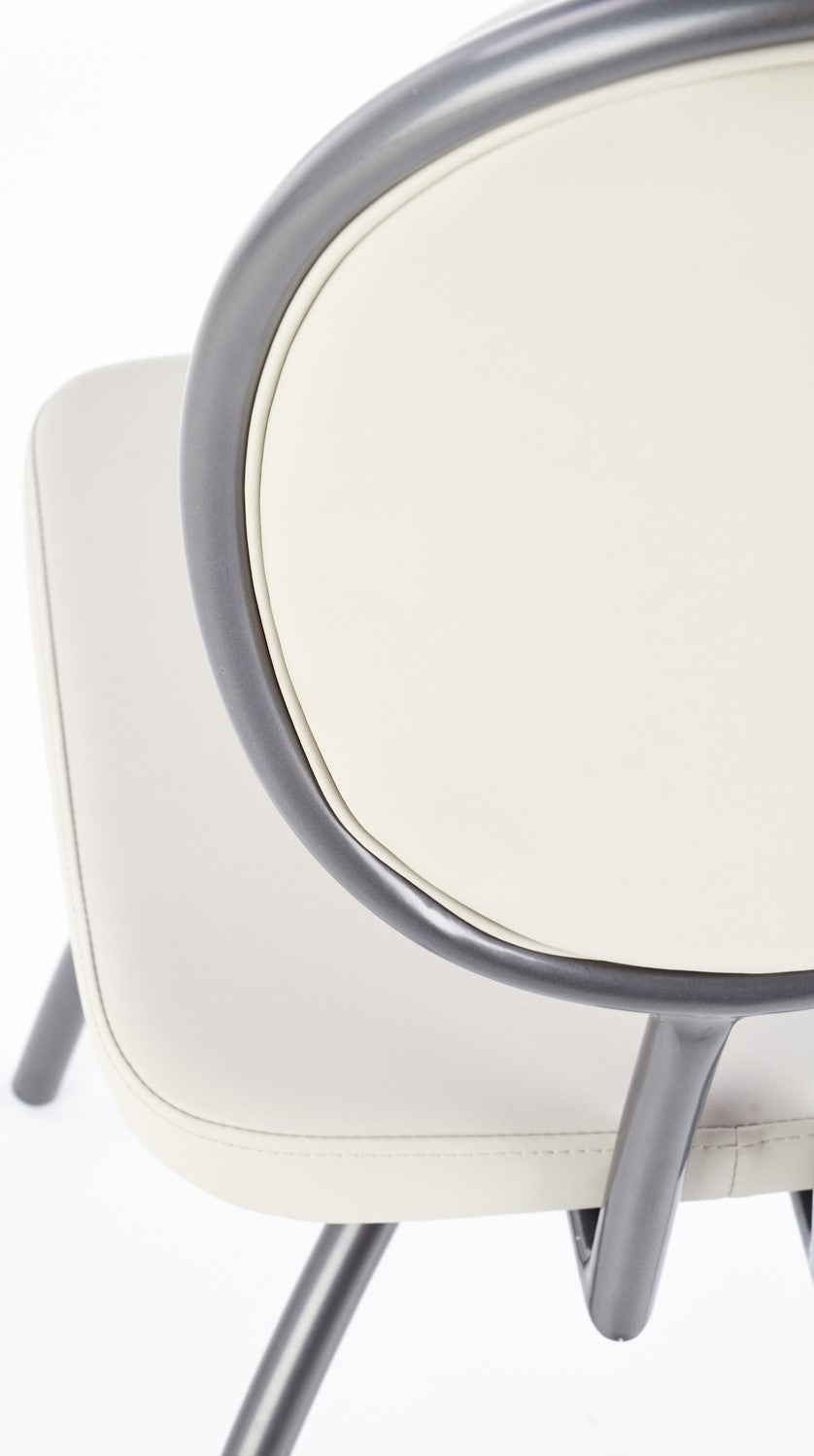 Kitchen Chair East Kingston upon Hull | size: Width: 45cm, Height: 98cm, Depth: 56cm | color: White | image: 4 | variant: 1006977