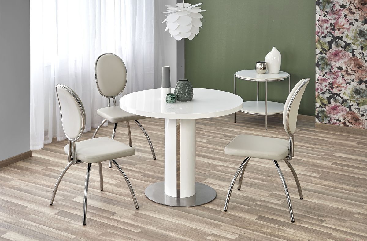 Kitchen Chair East Kingston upon Hull | size: Width: 45cm, Height: 98cm, Depth: 56cm | color: White | image: 7 | variant: 1006977
