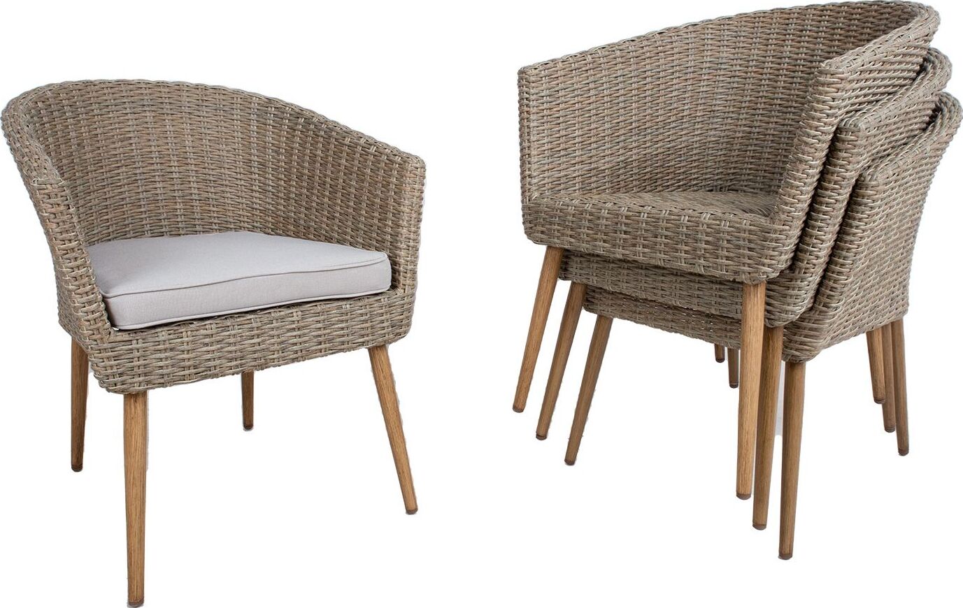 Kitchen Chair East Lausanne | size: Width: 61cm, Height: 76cm, Depth: 62cm | color: Beige | image: 7 | variant: 1005731