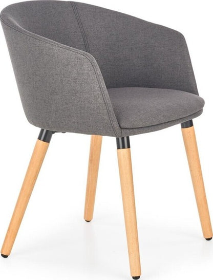 Kitchen Chair East Poole | size: Width: 56cm, Height: 72cm, Depth: 56cm | color: Gray | image: 1 | variant: 1006983