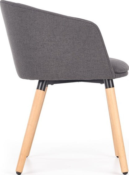 Kitchen Chair East Poole | size: Width: 56cm, Height: 72cm, Depth: 56cm | color: Gray | image: 4 | variant: 1006983