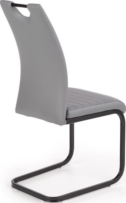 Kitchen Chair East Portsmouth | size: Width: 42cm, Height: 100cm, Depth: 55cm | color: Gray | image: 5 | variant: 1006940