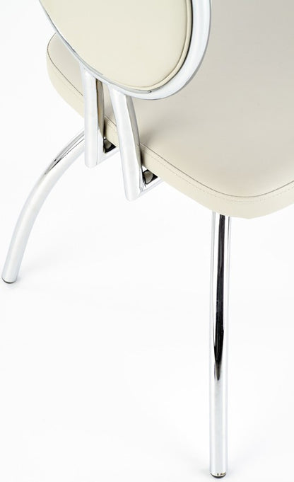 Kitchen Chair East Redditch | size: Width: 45cm, Height: 98cm, Depth: 56cm | color: White | image: 3 | variant: 1006985