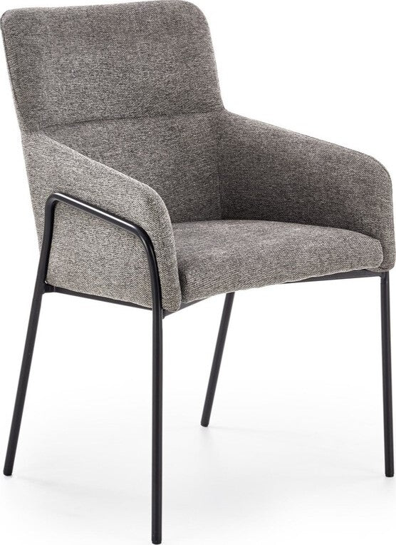Kitchen Chair East Rotherham | size: Width: 57cm, Height: 84cm, Depth: 61cm | color: Gray | image: 1 | variant: 1006987