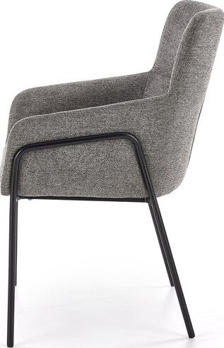 Kitchen Chair East Rotherham | size: Width: 57cm, Height: 84cm, Depth: 61cm | color: Gray | image: 2 | variant: 1006987